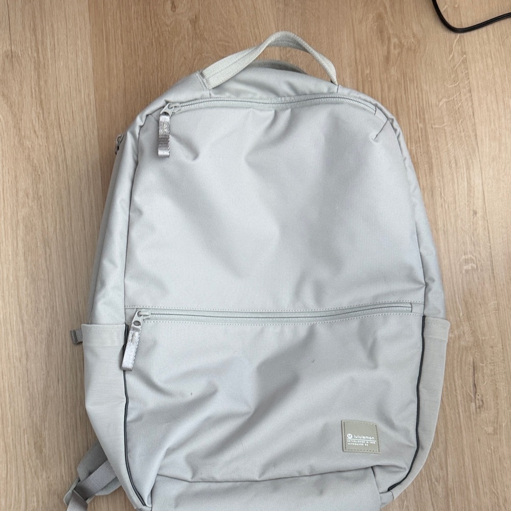 Lululemon Athletica Light Gray Backpack